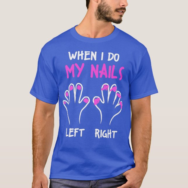Camiseta Técnico Manicurista Esquerdo do Nail Tech Unhas (Frente)