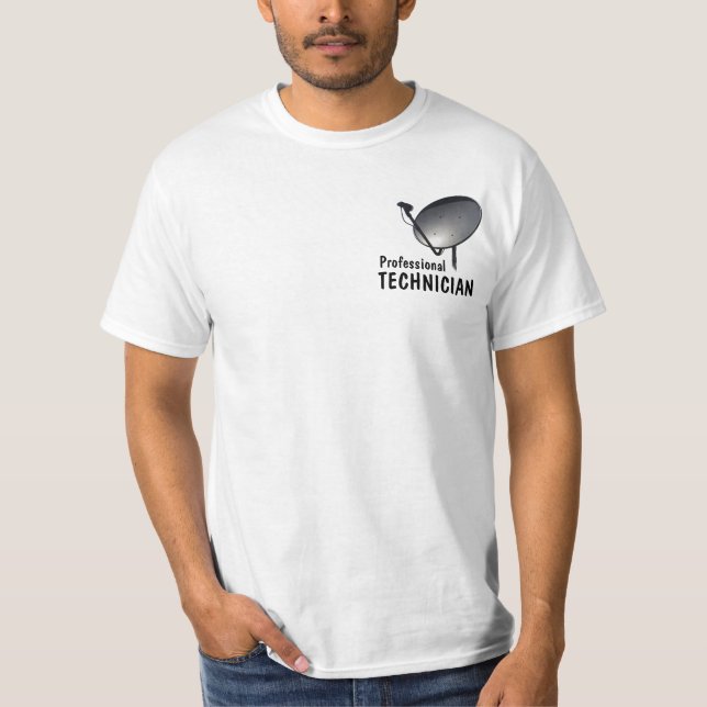 CAMISETA TÉCNICO PROFISSIONAL DA ANTENA PARABÓLICA DO FTA (Frente)