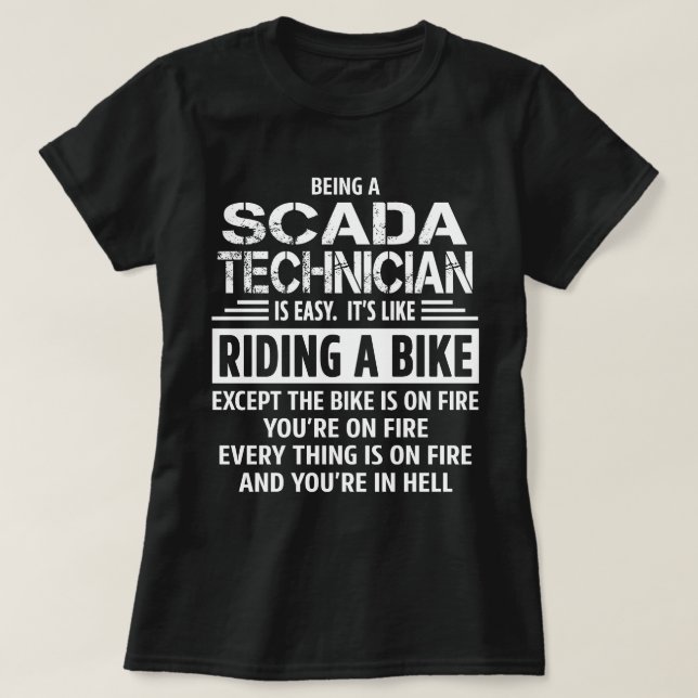Camiseta Técnico SCADA (Frente do Design)
