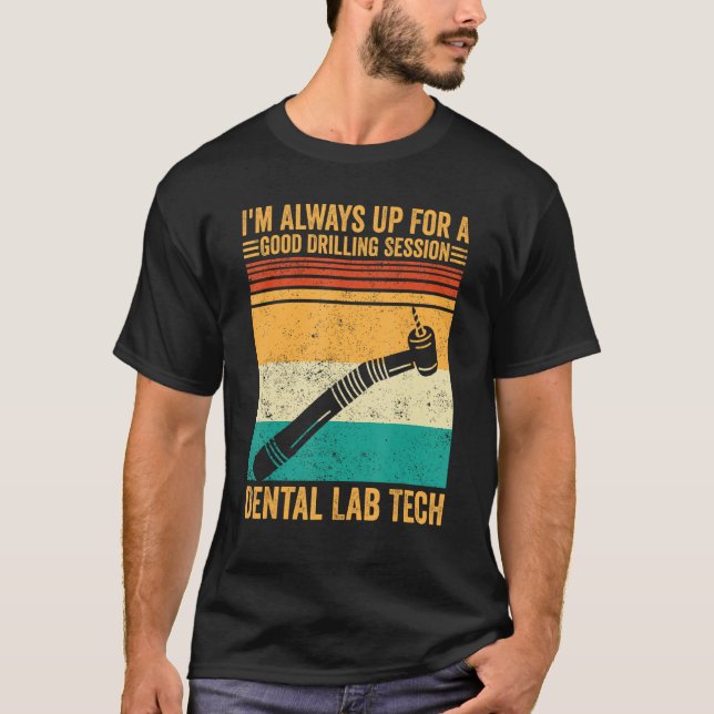 Camiseta Técnico Técnico da Dental Lab Tech (Frente)