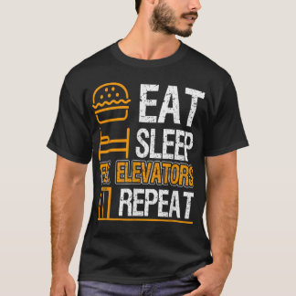 Camiseta Técnico Uniforme de Trabalho Mecânico Elevador par