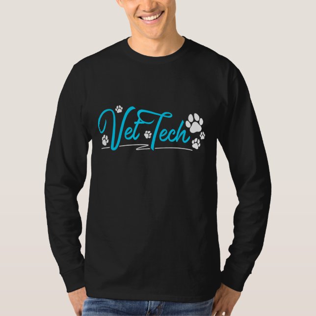 Camiseta Técnico Veterinário com Impressão Digital (Frente)