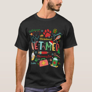 Camiseta Técnico veterinário de Natal Vet Med Groovy