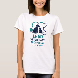 Camiseta 🩺 Técnico Veterinário Líder Hospital Animal 🩺