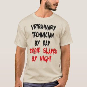 Camiseta Técnico veterinário Zombie Slayer
