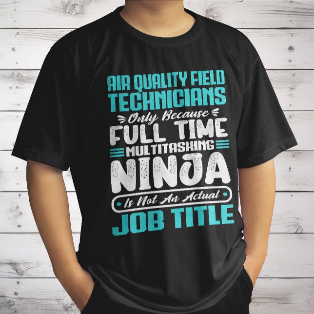 Camiseta Técnicos de Campo em Qualidade do Ar Título da Pro (Criador carregado)