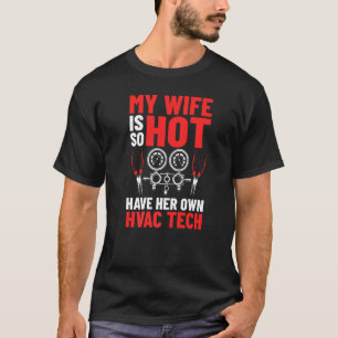 Camiseta Técnicos De Hvac Aquecendo O Ar De Ventilação