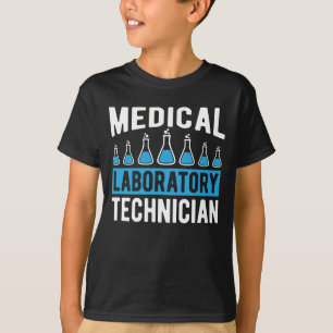 Camiseta Técnicos do Laboratório Médico de Laboratório de T