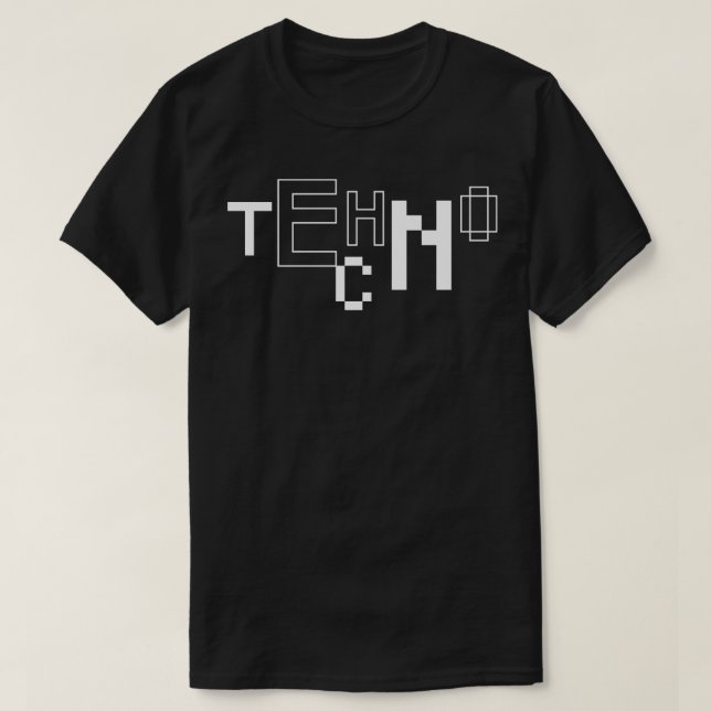 Camiseta tecno 4 (Frente do Design)