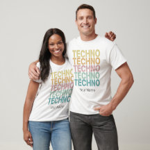 Tecno House - Letra Retroativa Eletro Vintage Rave