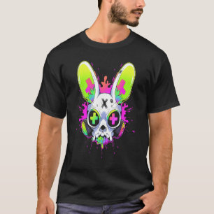 Camiseta Tecno Psicodélico Rave EDM Punk Grunge Aes