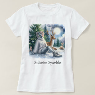 Camiseta Tecnologia Brilho de Inverno STEM Garotas Solace