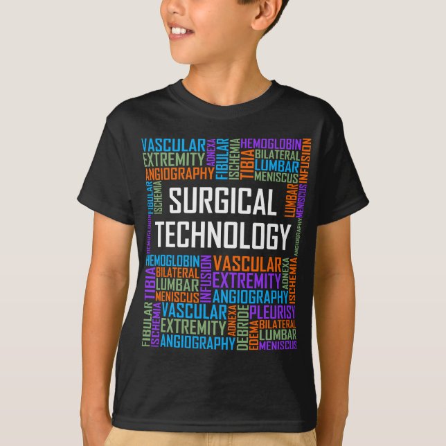 Camiseta Tecnologia Cirúrgica Palavras Tecnologia Gift Tecn (Frente)