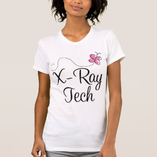 Camiseta Tecnologia cor-de-rosa bonito do raio X da