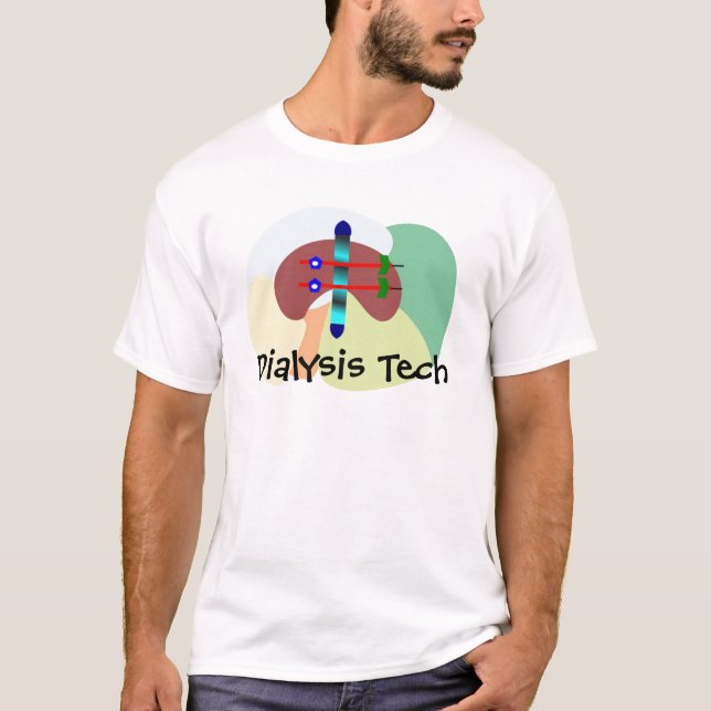 Camiseta Tecnologia da diálise/presentes da (Frente)