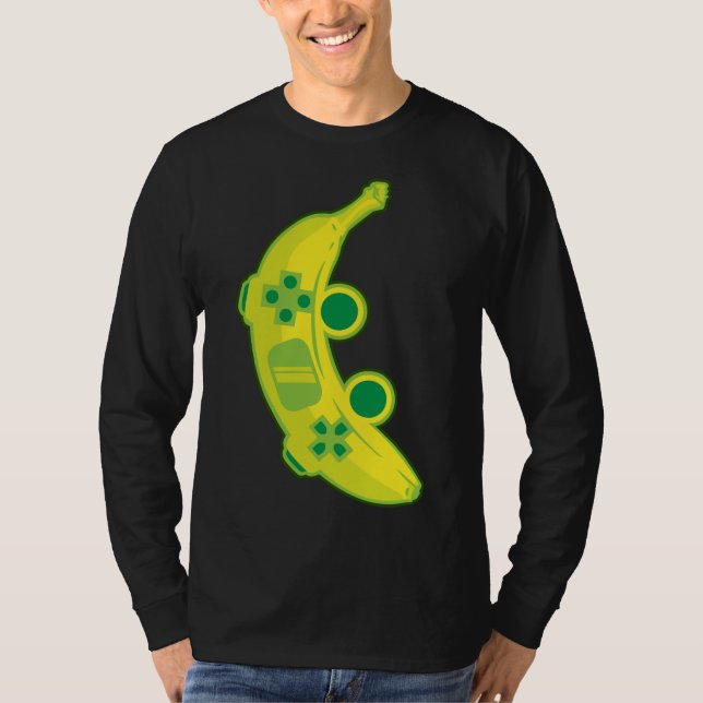 Camiseta Tecnologia de Comida para jogadores de controlador (Frente)
