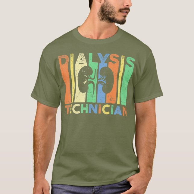 Camiseta Tecnologia de Diálise Retro Nefrologia Tech (Frente)
