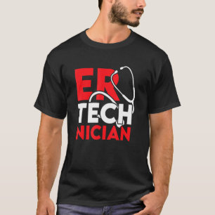 Camiseta Tecnologia De Emergência Do Suporte Técnico Er