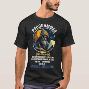 Camiseta Tecnologia de informação de definição de programaç