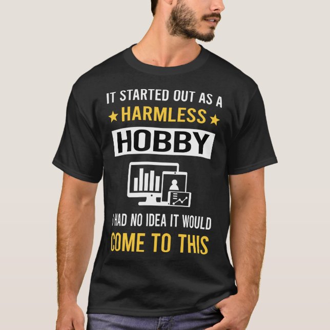 Camiseta Tecnologia de informação Hobby sem danos (Frente)