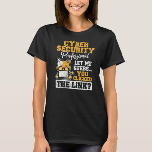 Camiseta Tecnologia de informações de segurança cibernética