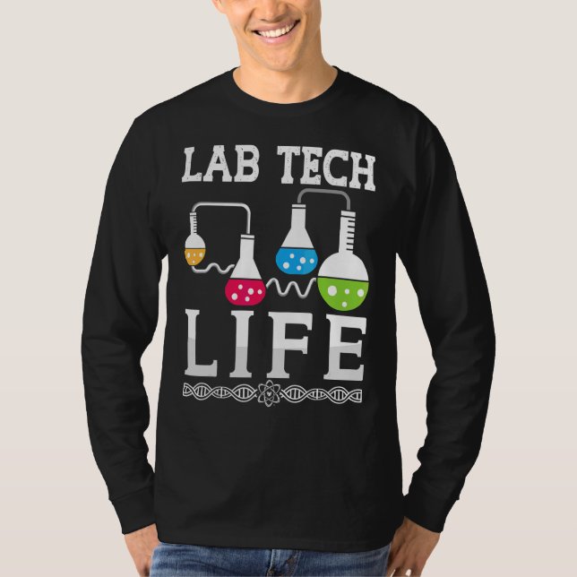 Camiseta Tecnologia de Laboratórios Médicos do Lab Tech Lif (Frente)