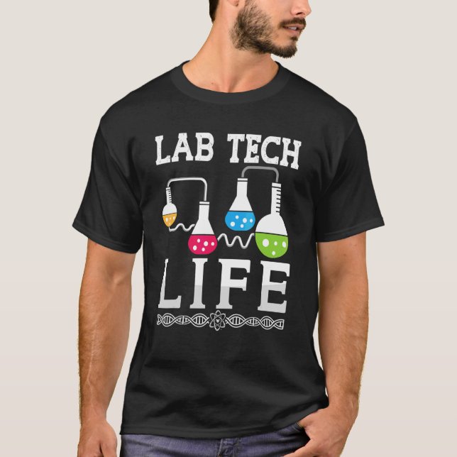 Camiseta Tecnologia de Laboratórios Médicos do Lab Tech Lif (Frente)