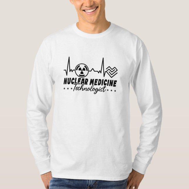 Camiseta Tecnologia de Medicina Nuclear Radiologia Tech Xra (Frente)