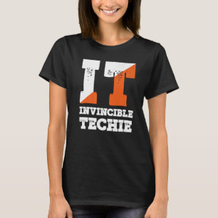 Camiseta Tecnologia de programação de computador invencível
