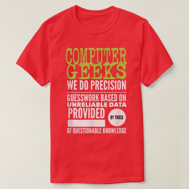 Camiseta Tecnologia de programador de ciência de Nerd de Ge (Frente do Design)