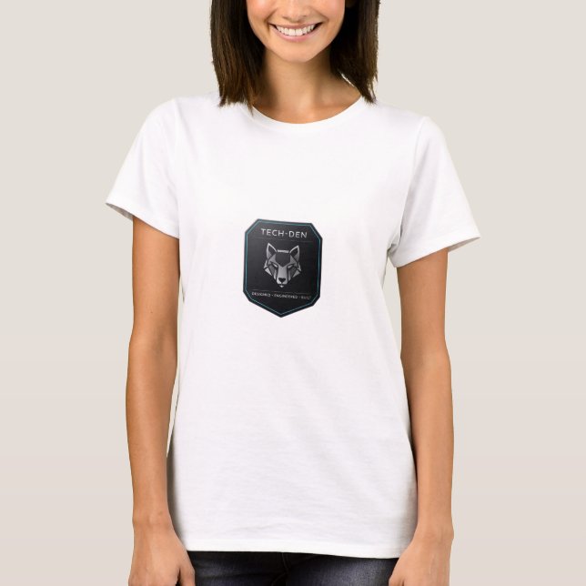 Camiseta Tecnologia-Den Projetada-Engenharia-Construída (Frente)