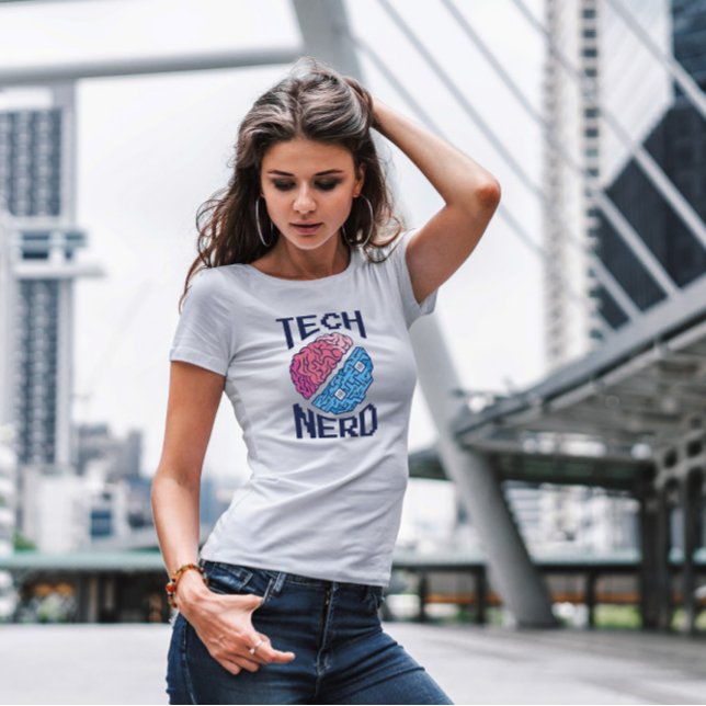 Camiseta Tecnologia Digital Brain (Criador carregado)