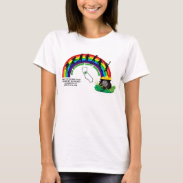 Camiseta Tecnologia do branco do corte das mulheres Sub30