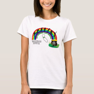 Camiseta Tecnologia do branco do corte das mulheres Sub30