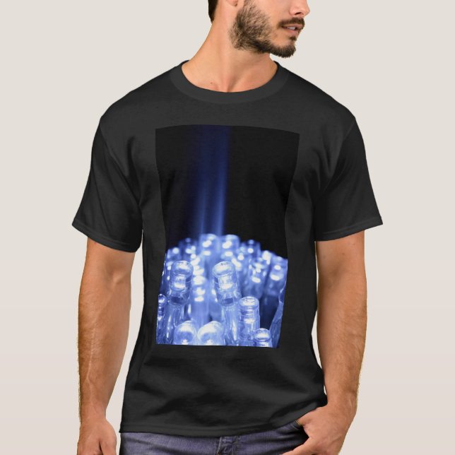 Camiseta Tecnologia do feixe luminoso do diodo emissor de (Frente)
