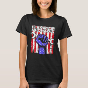 Camiseta Tecnologia Elevator Mechanic Maintenance Life