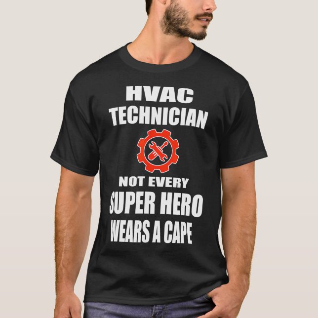 Camiseta Tecnologia HVAC T Shirt Gift Repa de Aquecimento (Frente)