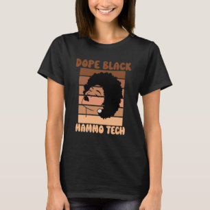 Camiseta Tecnologia Mama Negra Tech Afro Mammografia Radiol