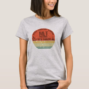 Camiseta Tecnologia médica engraçada mlt vintage pôr do sol