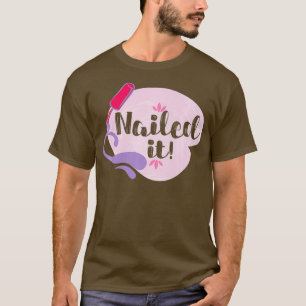 Camiseta Tecnologia Nail Nail Nail Nail Arnail de Arte de T