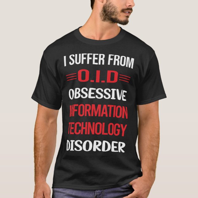 Camiseta Tecnologia Obsessiva da Informação (Frente)