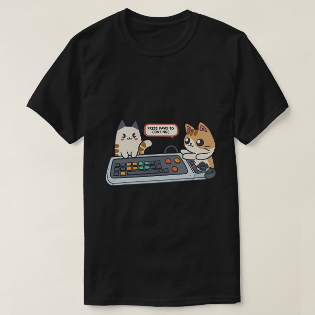 Camiseta Tecnologia Paws-On: fusão personalizável do teclad (Frente do Design)