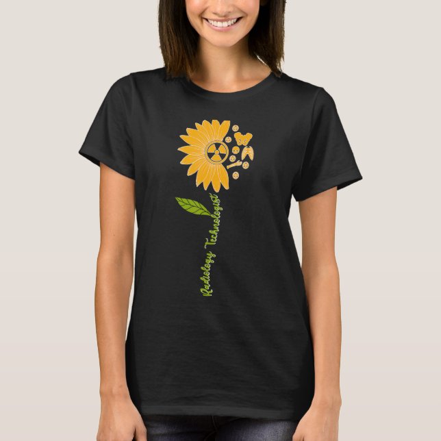 Camiseta Tecnologia Rad Tech Sunflower Radiology (Frente)
