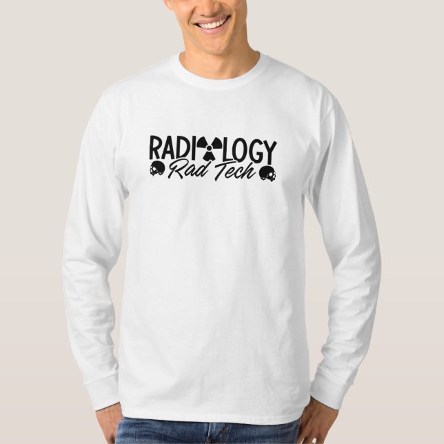 Camiseta Tecnologia radiológica de radiologia tecnológica d (Frente)