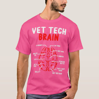 Camiseta Tecnologia Veterinária do Cérebro Técnico Vet para