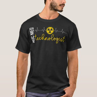 Camiseta Tecnólogo em Medicina Nuclear Batimento Cardíaco M