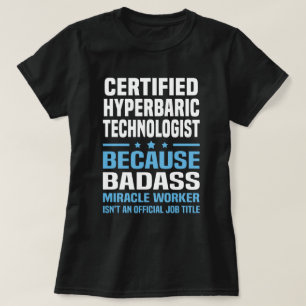 Camiseta Tecnólogo hiperbárico certificado