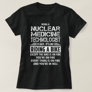 Camiseta Tecnólogo nuclear da medicina