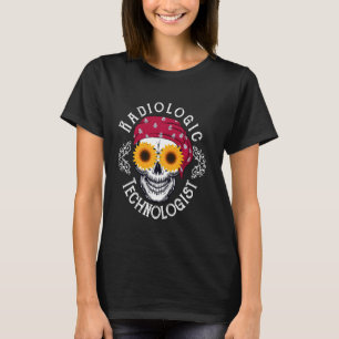 Camiseta Tecnólogo Radiológico Semana do Rad Tech Caveira d