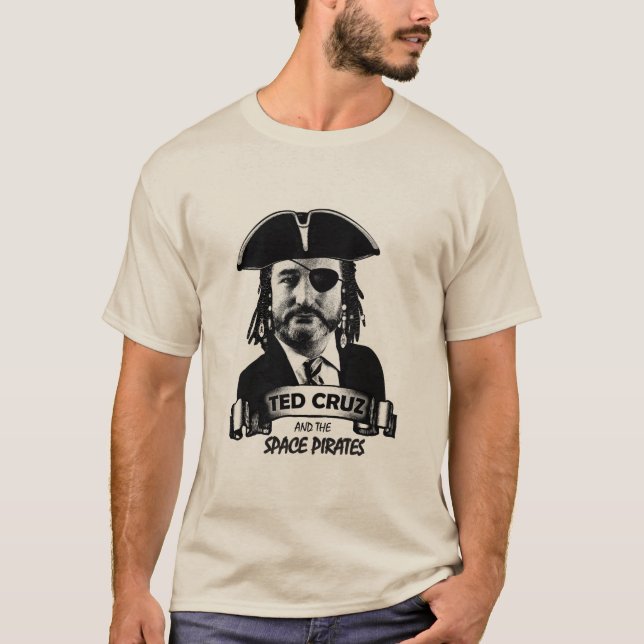 Camiseta Ted Cruz e piratas do espaço (Frente)